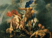 Neptunus en Amphitrite in de storm Jacob Jordaens